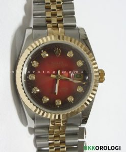 Rolex Datejust Rosso Acciaio e Oro Imitazione 16233