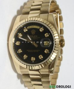 Rolex Day Date Oro Nero Imitazione 118238